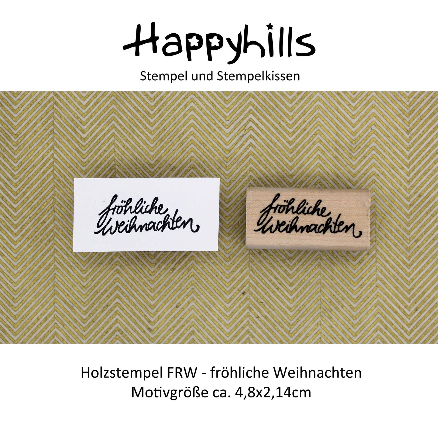 Stempel fröhliche Weihnachten