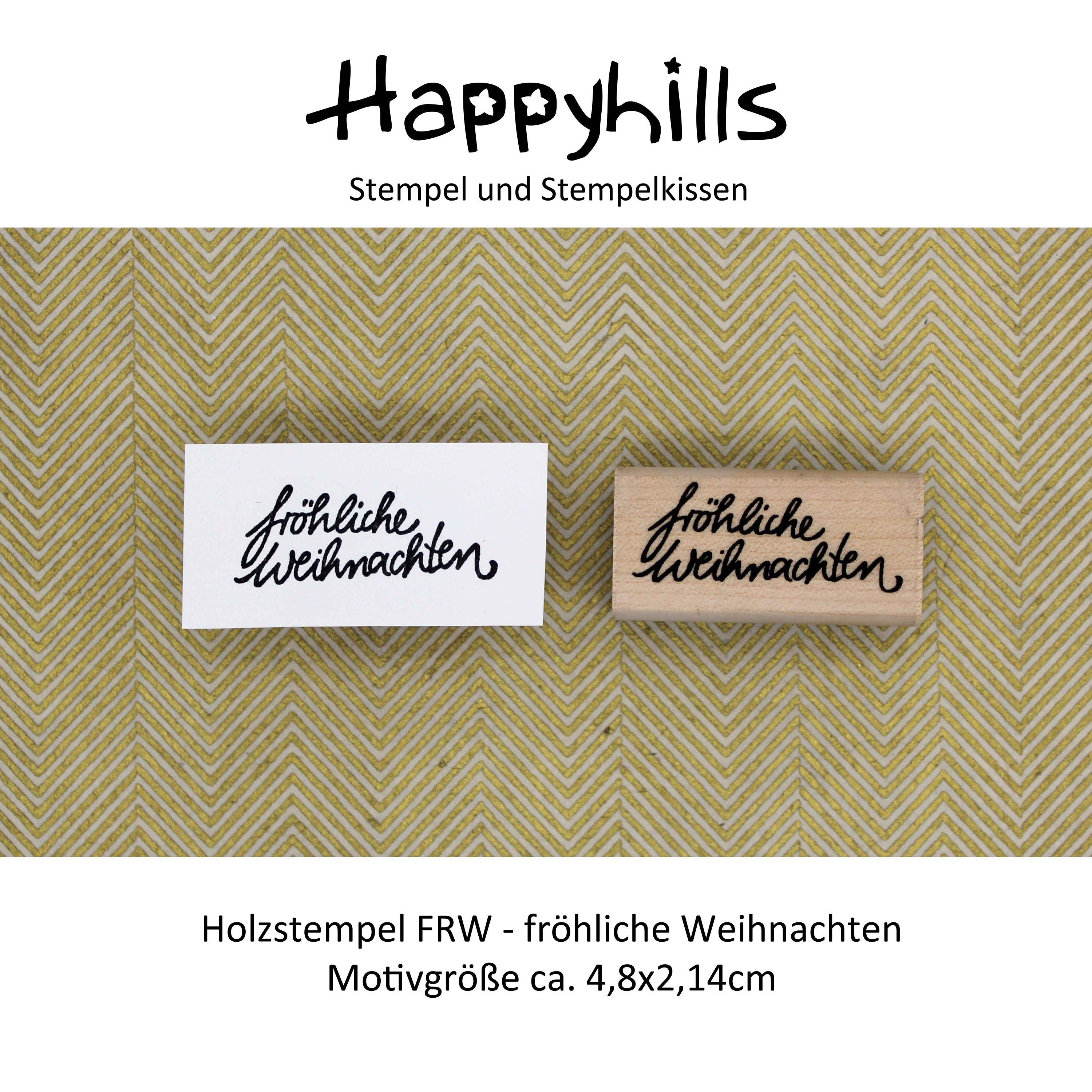 Stempel fröhliche Weihnachten