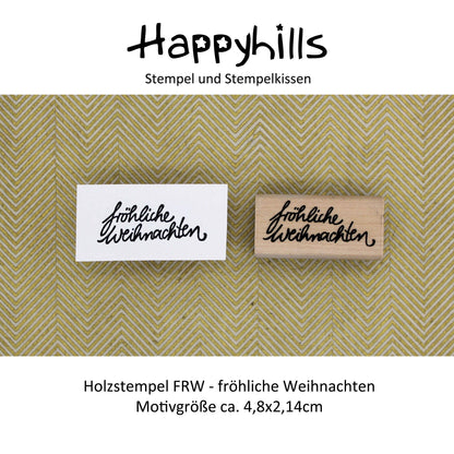 Stempel fröhliche Weihnachten