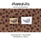 Stempel Daunenfeder