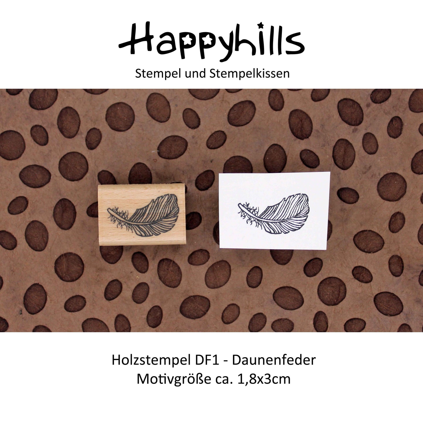 Stempel Daunenfeder
