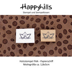 Stempel Papierschiff