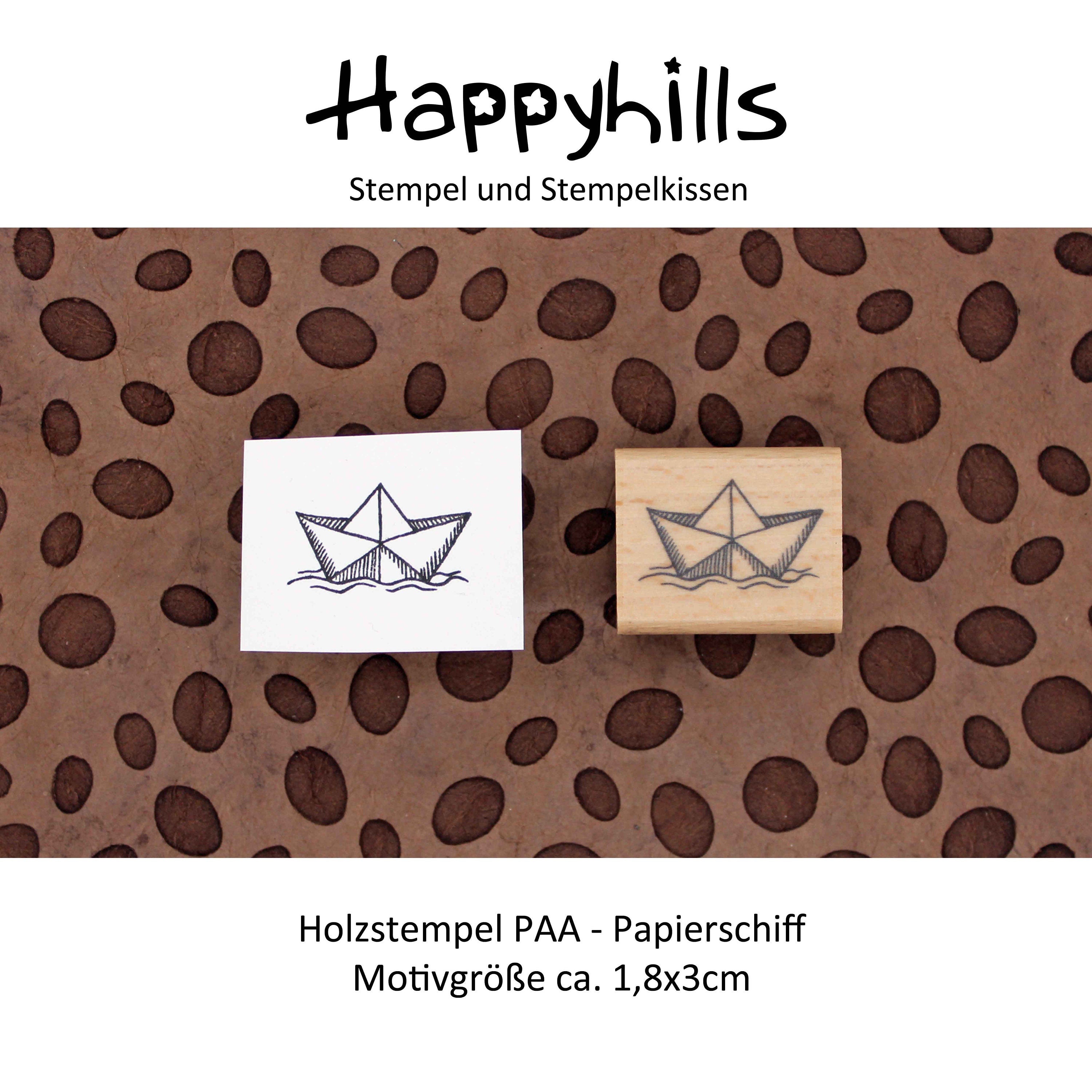 Stempel Papierschiff