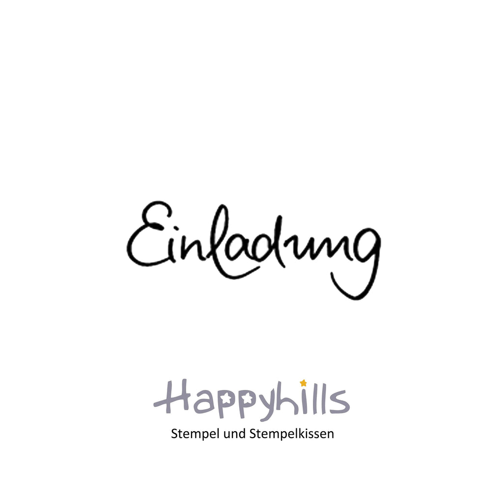 Stempel Einladung