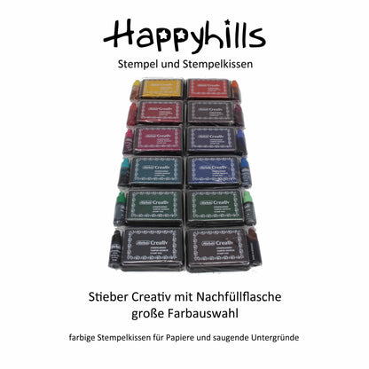 Stieber (Einzelfarben) Creativ Stempelkissen mit Farbauswahl