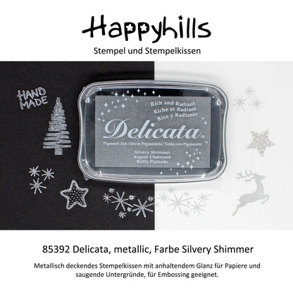 Delicata Stempelkissen Metallic Effekt mit Farbauswahl