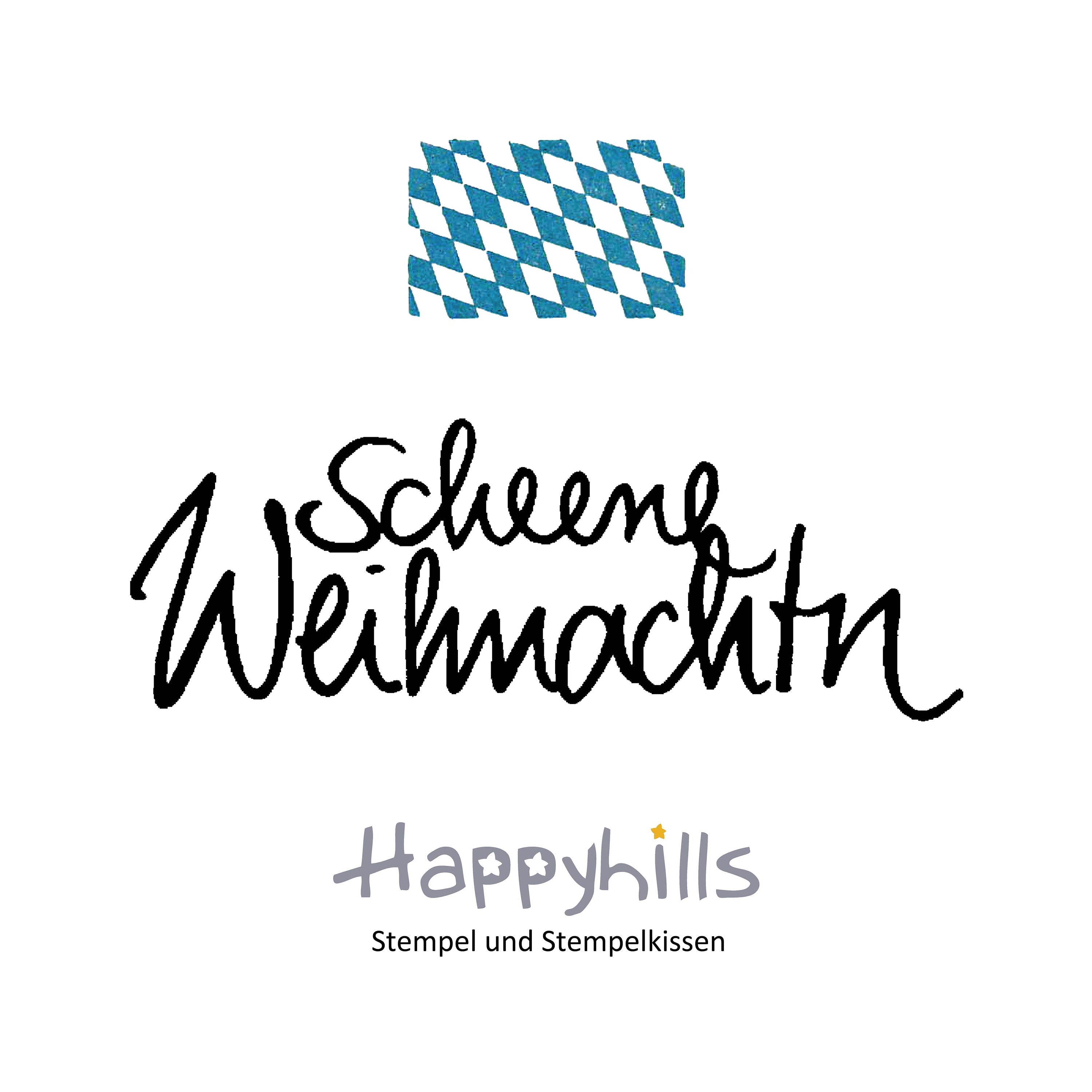 Stempel Scheene Weihnachtn