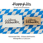 Stempel Scheene Weihnachtn