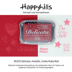 Delicata Stempelkissen Metallic Effekt mit Farbauswahl