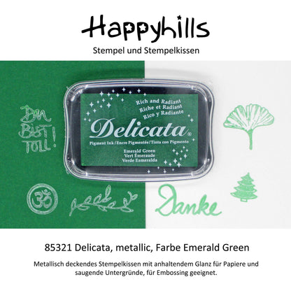 Delicata Stempelkissen Metallic Effekt mit Farbauswahl