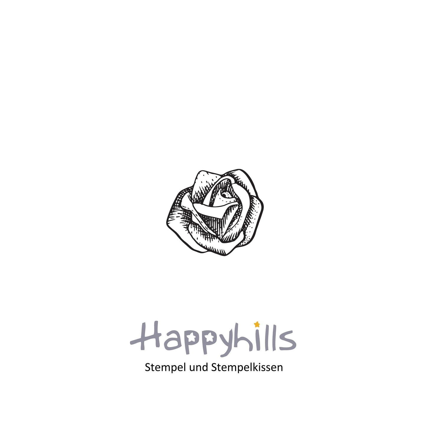 Stempel Rose / Salat