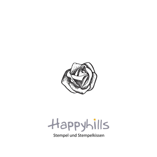 Stempel Rose / Salat