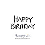 Stempel Happy Birthday