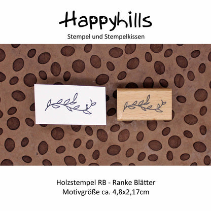 Stempel Ranke Blätter