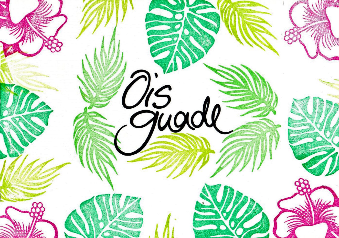 Stempel Monstera