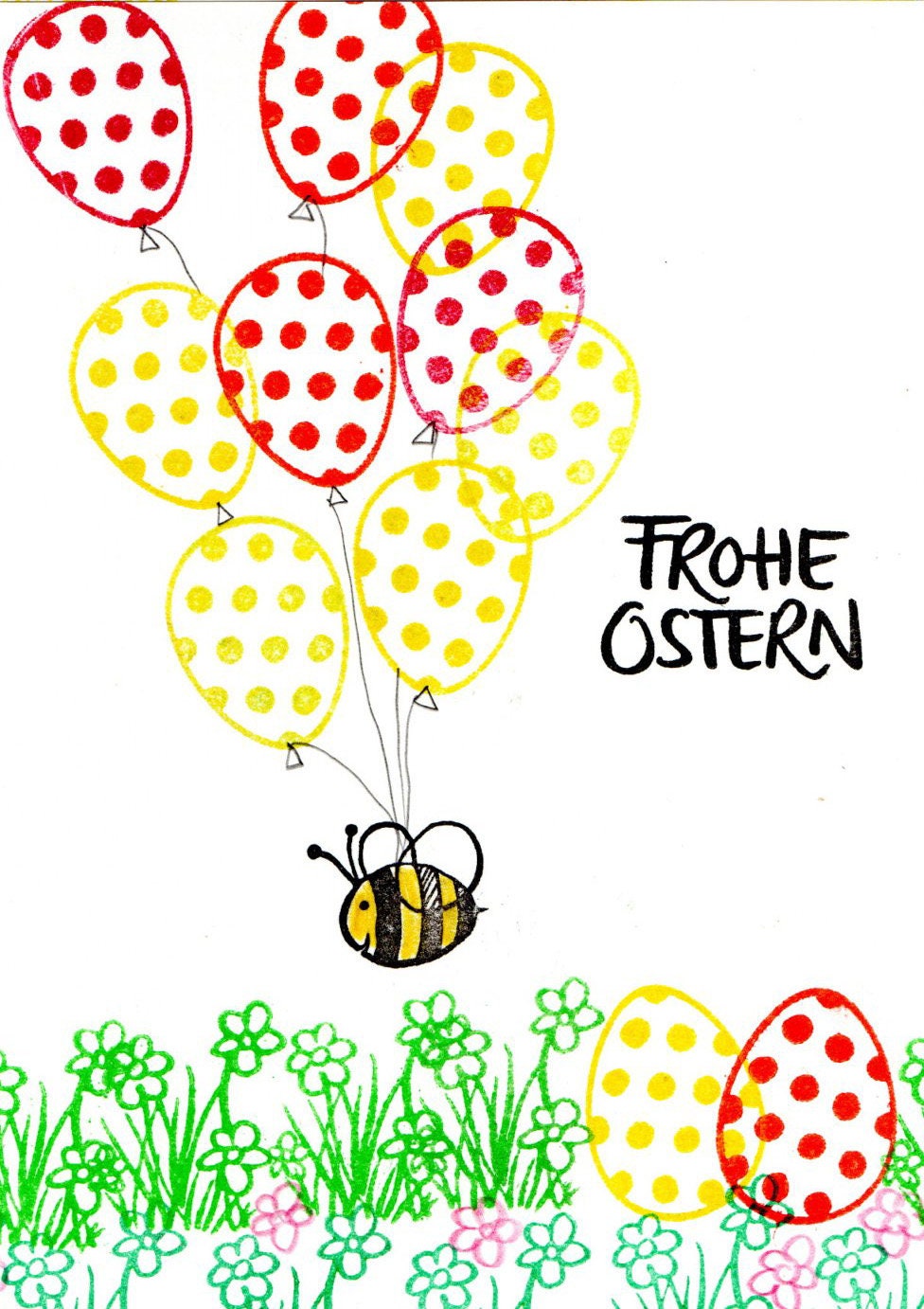 Stempel Frohe Ostern