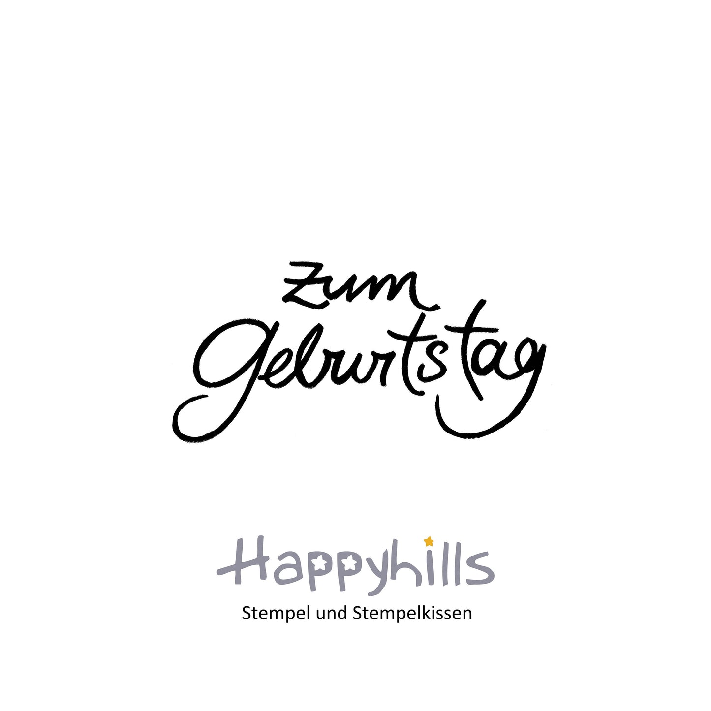 Stempel zum Geburtstag