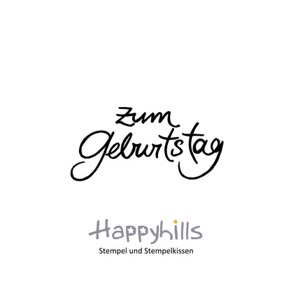 Stempel zum Geburtstag