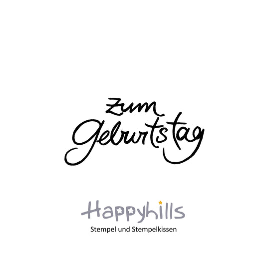 Stempel zum Geburtstag