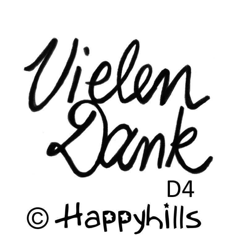 Stempel Vielen Dank