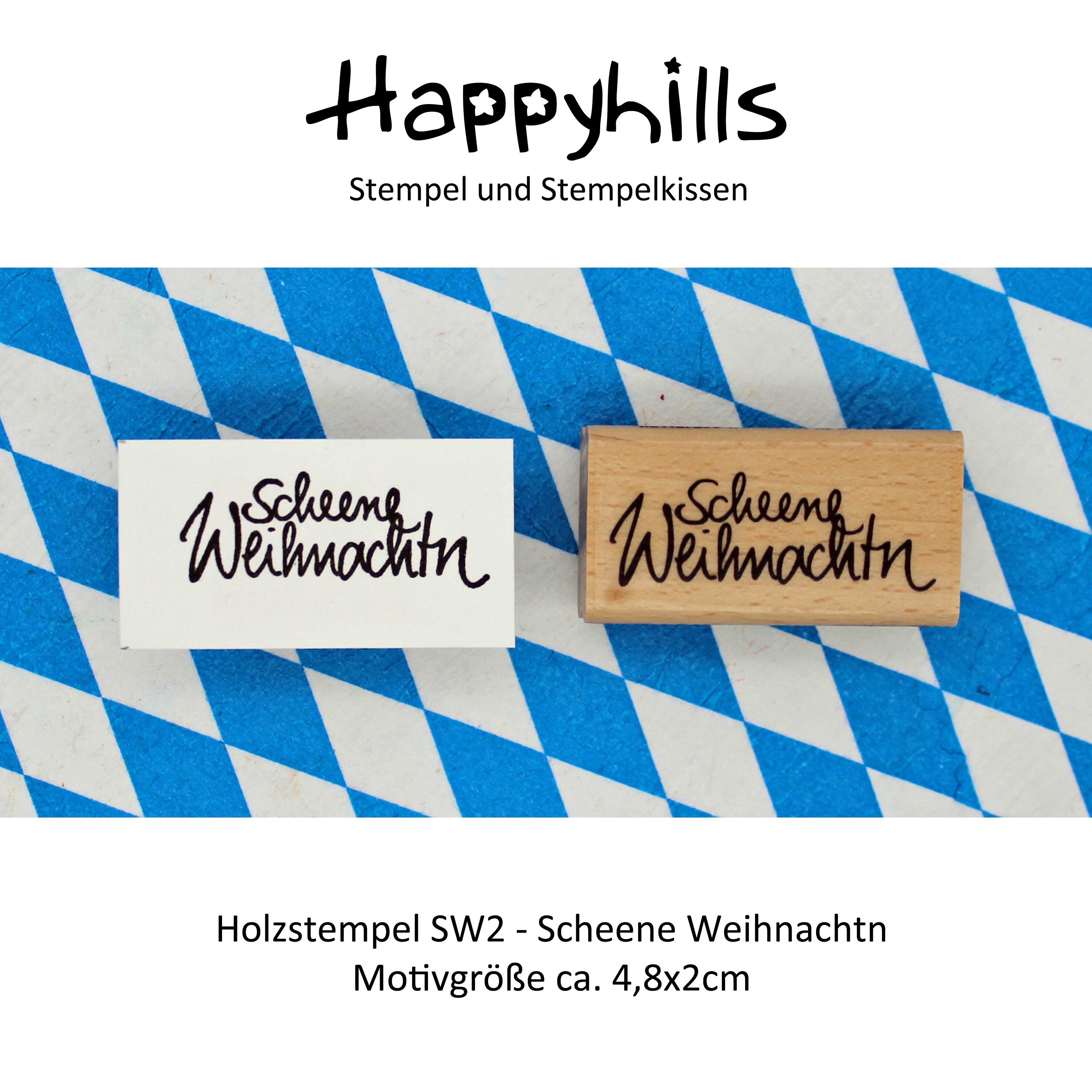 Stempel Scheene Weihnachtn