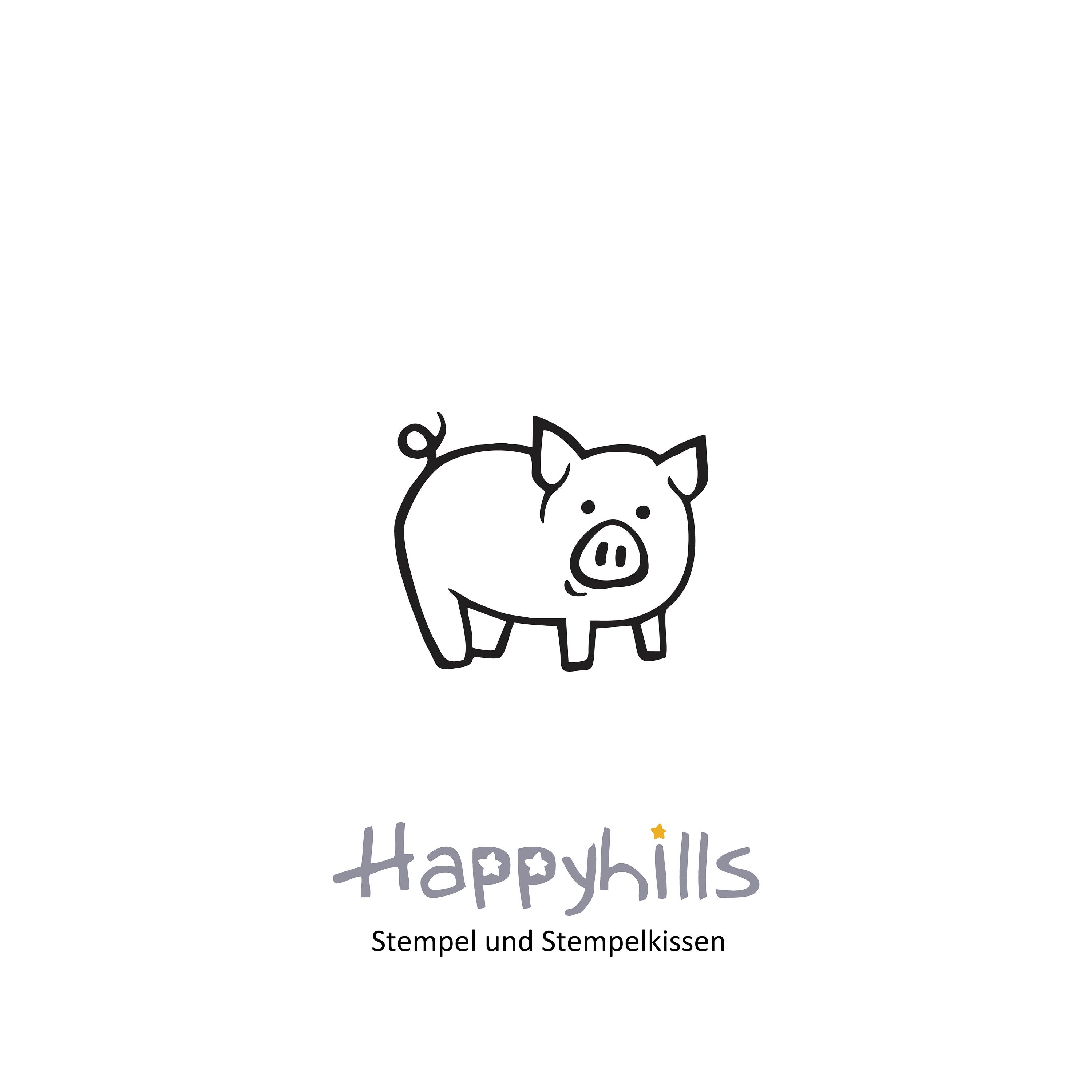 Stempel Glückschwein