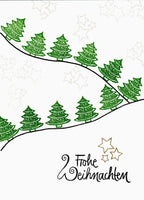 Stempel Frohe Weihnachten Schnörkel