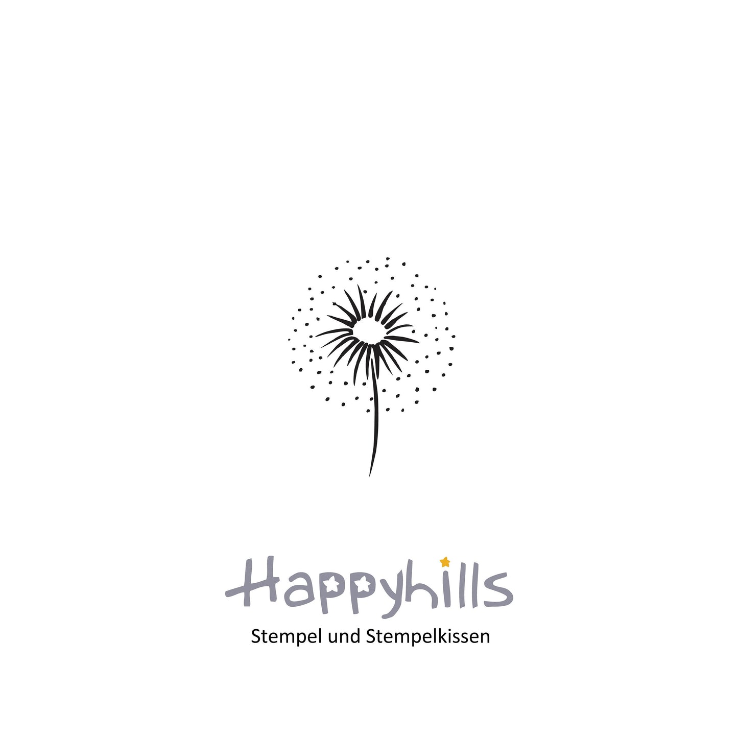 Stempel Pusteblume Feuerwerk