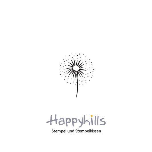 Stempel Pusteblume Feuerwerk