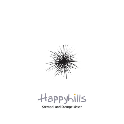 Stempel Feuerwerk und Gras