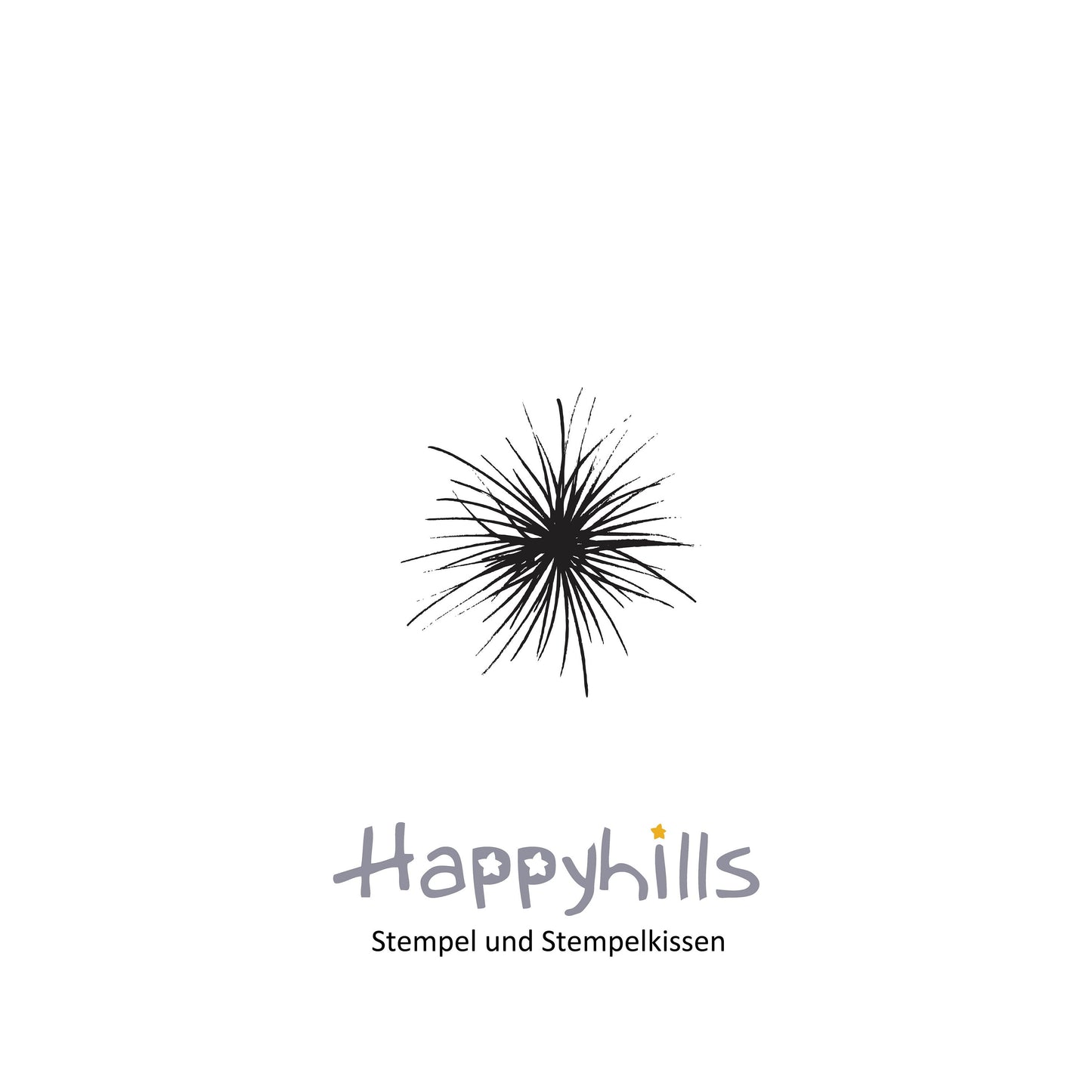 Stempel Feuerwerk und Gras