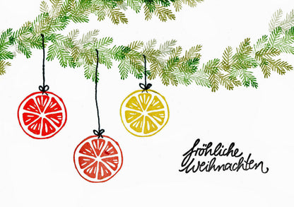 Stempel fröhliche Weihnachten