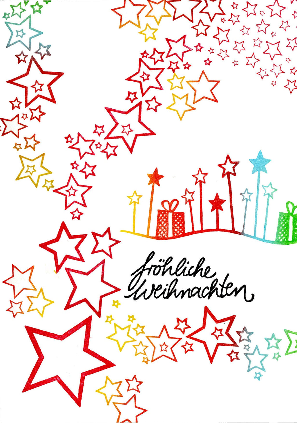 Stempel Sternchen Outline
