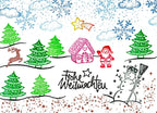 Stempel Frohe Weihnachten