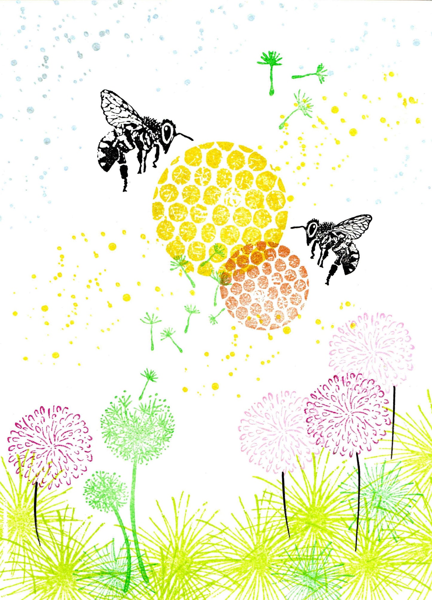 Stempel Pusteblume