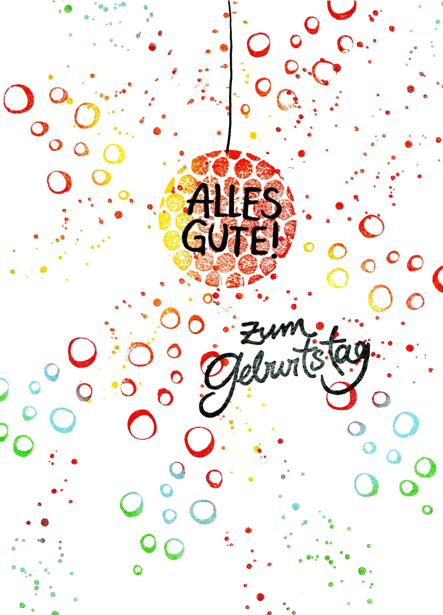 Stempel zum Geburtstag