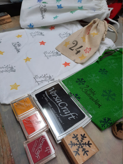 VersaCraft Mini Stoffstempelkissen mit großer Farbauswahl
