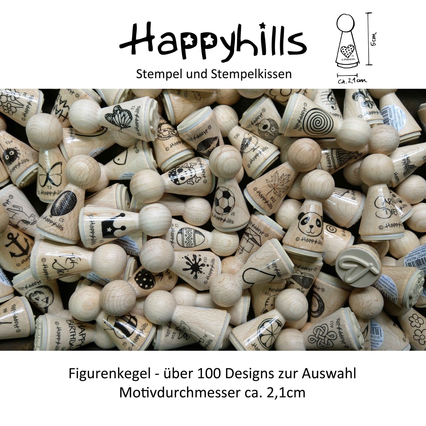 Stempel Stern mit Punkten