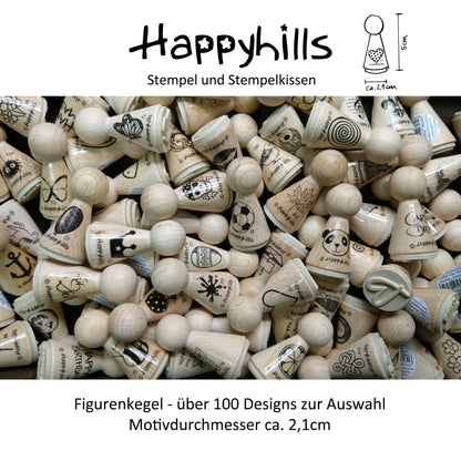 Stempel Stern mit Punkten