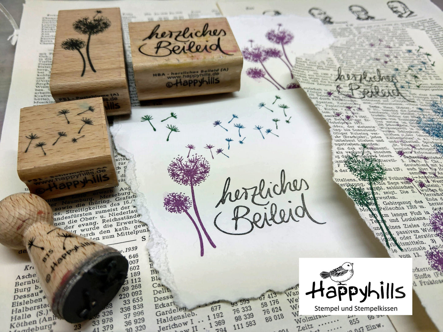 Stempel herzliches Beileid
