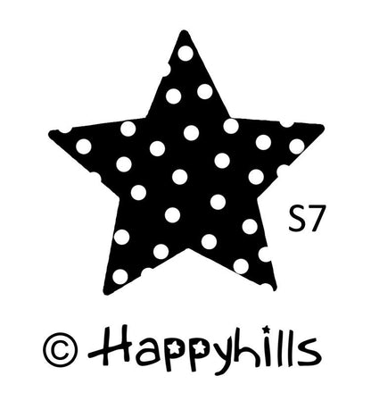 Stempel Stern mit Punkten