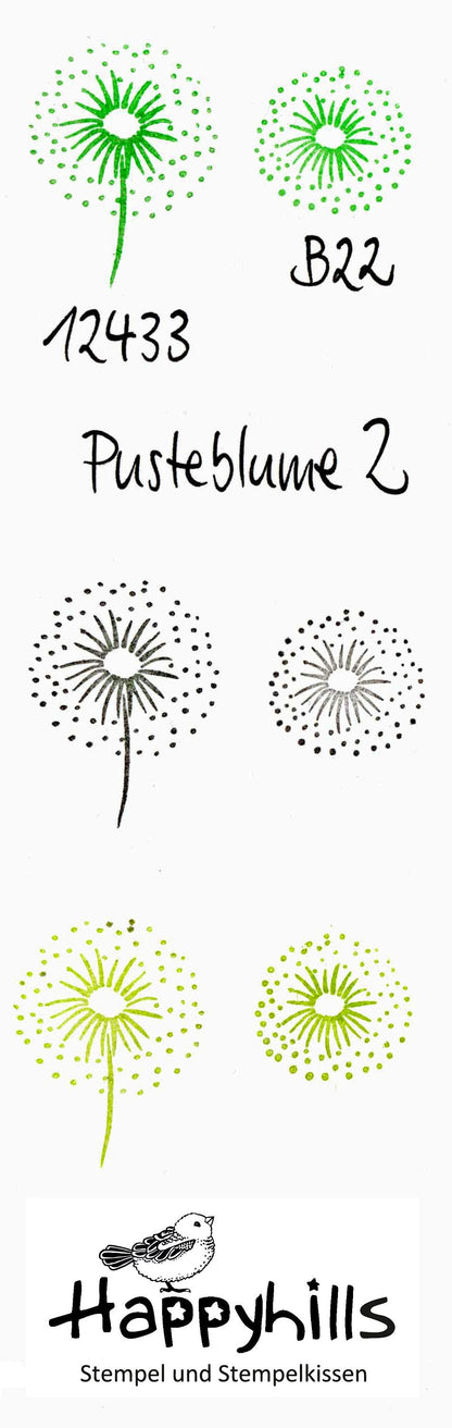 Stempel Pusteblume Feuerwerk