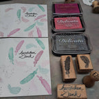 Stempel Daunenfeder
