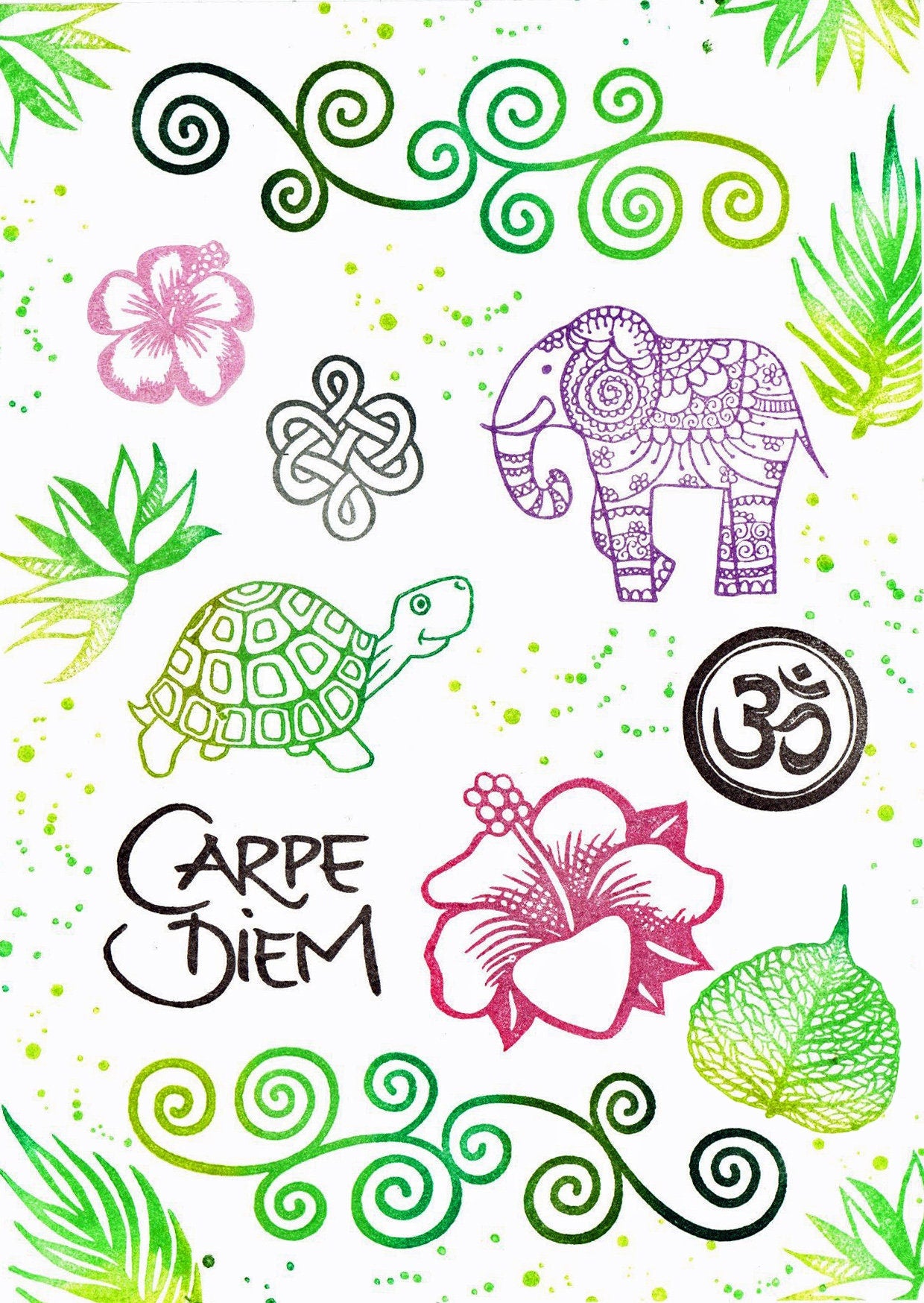 Stempel Ranke Ornament
