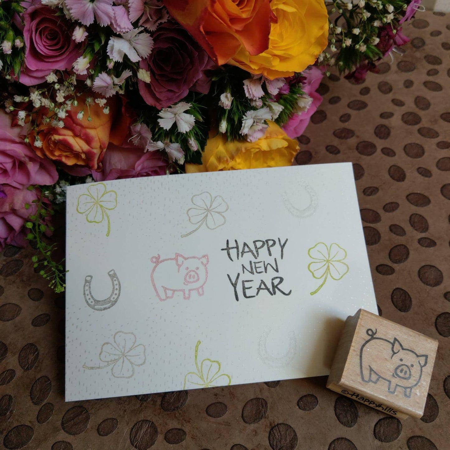 Stempel Glückschwein