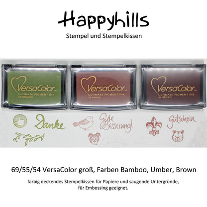 VersaColor Stempelkissen groß mit großer Farbauswahl