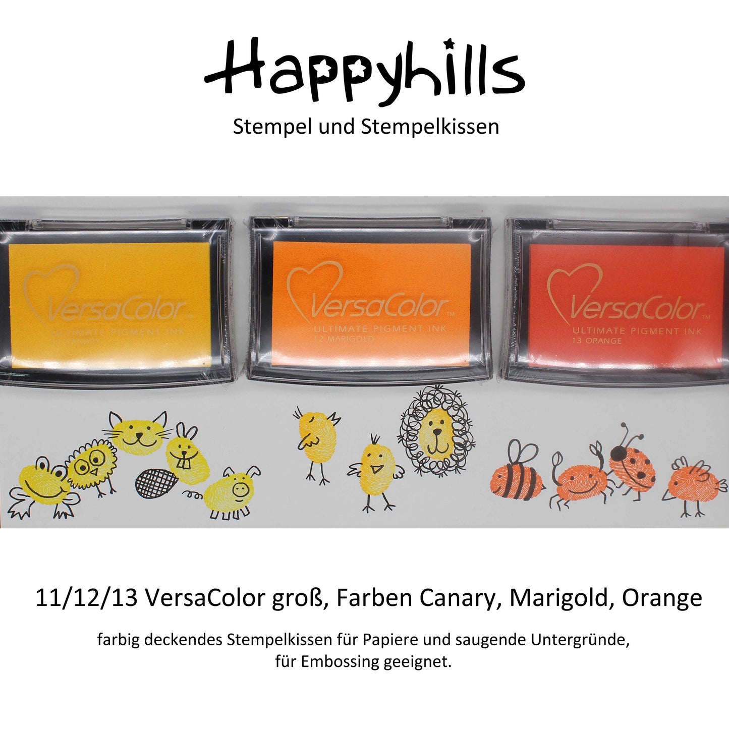 VersaColor Stempelkissen groß mit großer Farbauswahl