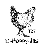 Stempel Huhn läuft