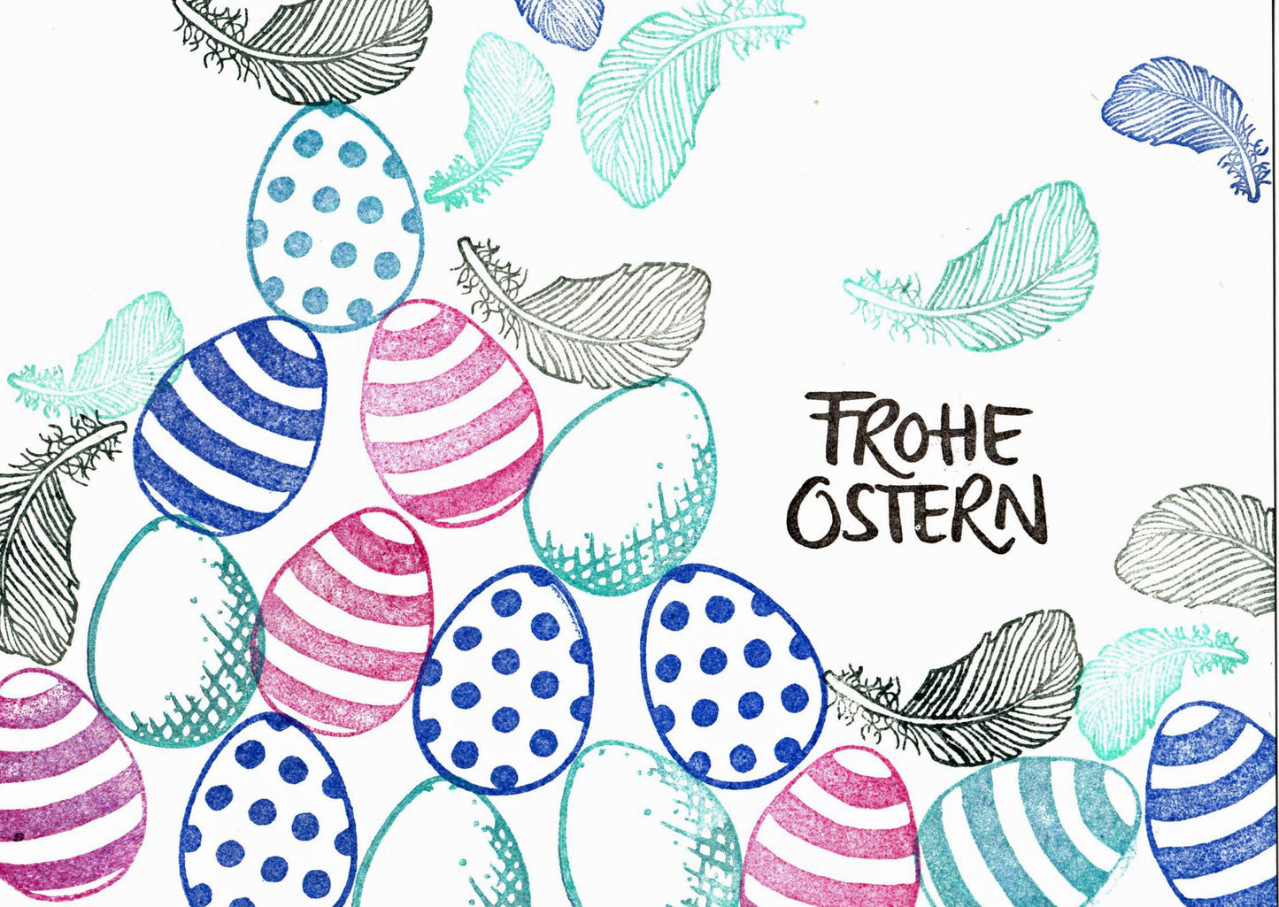 Stempel Frohe Ostern