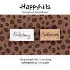 Stempel Einladung